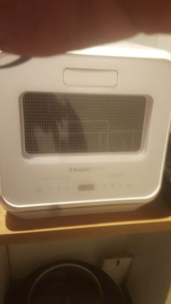 Russell Hobbs white Dishwasher - Great Condition, Compact Design