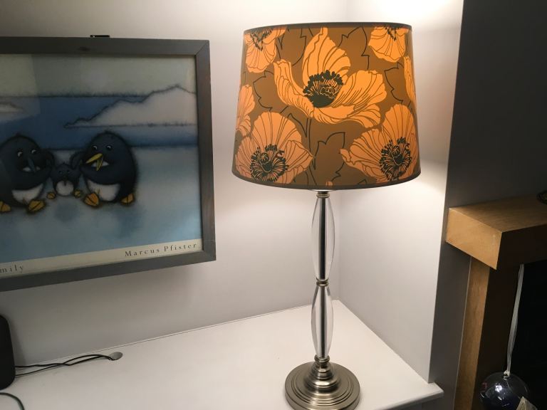 image for Laura Ashley Table Lamp with Laura Ashley Shade.  65 cms tall.  