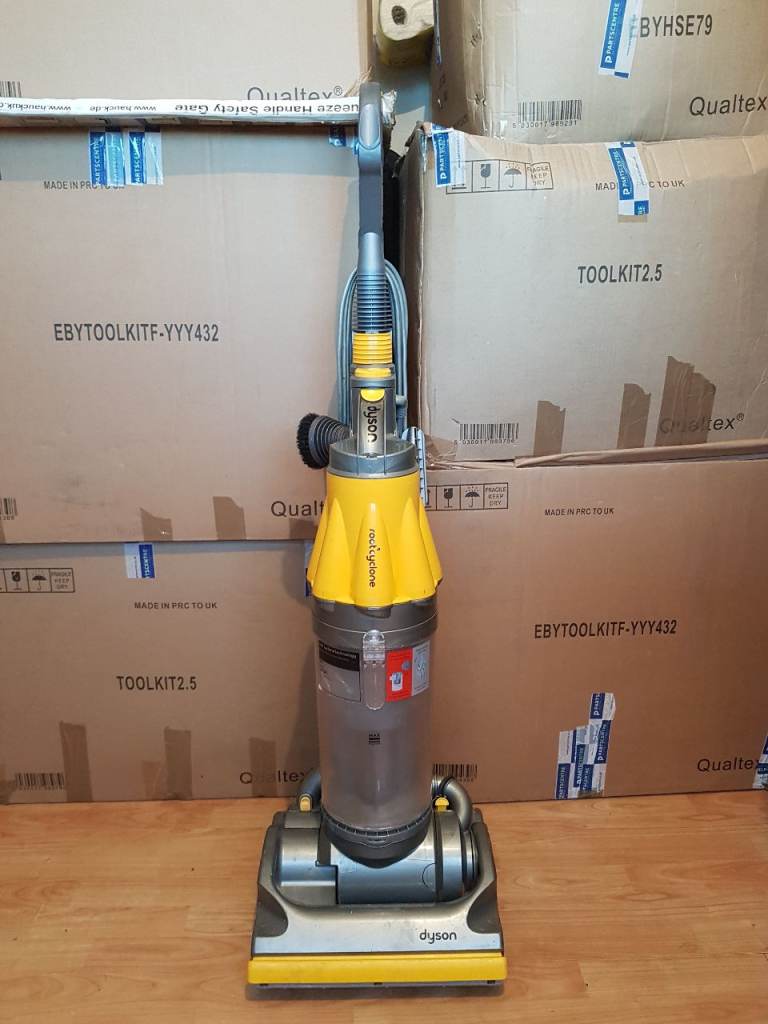 yellow Dyson DC07 filters washed and dried All Floors Upright Hoover tools no texing pho