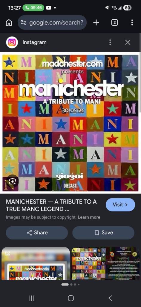 1x ticket for manichester