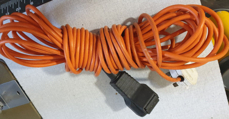 2 pin Extension lead for lawn mower Masterplug NC102O