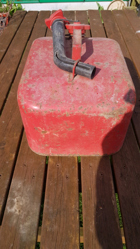 Vintage petrol can, NEW LOWER PRICE.
