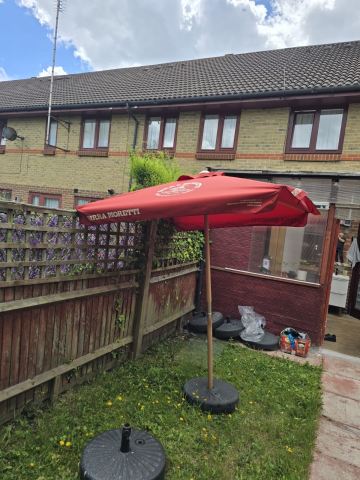 birra moretti patio umbrella Business & Pleasure Co. The Unrivaled in its size and beauty Stunning Birra Moretti Large 1.5