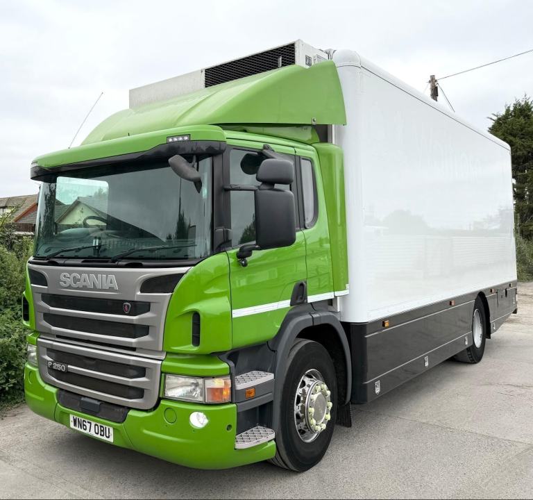 2017 SCANIA P250 FRIDGE/FREEZER TAIL-LIFT AIR-CON 18T 4-CAMERA SYSTEM EURO6 ULEZ