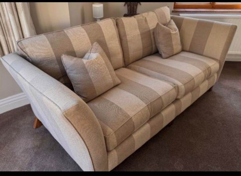 Matching Lounge Set: Sofa, Snuggle Chair and Footstool Furniture Village - Tabitha range