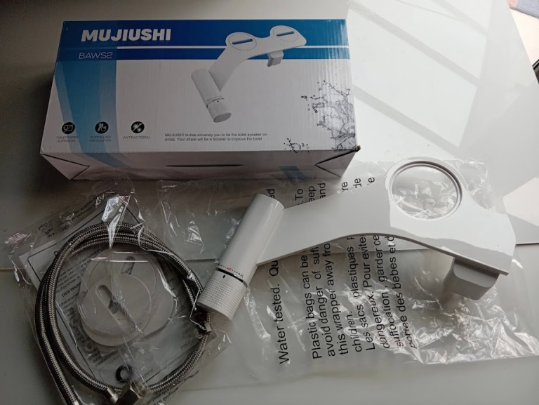 Bidet Attachment Ultra Slim For Toilet Seat With Dual Cleaning Nozzle (Feminie)