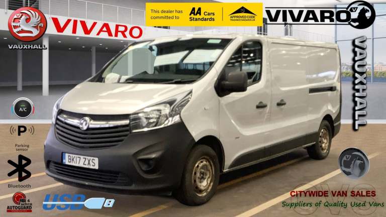 2017 Vauxhall Vivaro 2900 1.6CDTI 90PS ecoFLEX H1 LWB Van PANEL VAN Diesel Manual