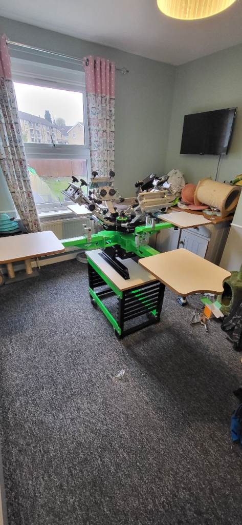 Screen printing press and equipment 