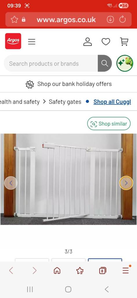 Wide Cuggles gates £20 each