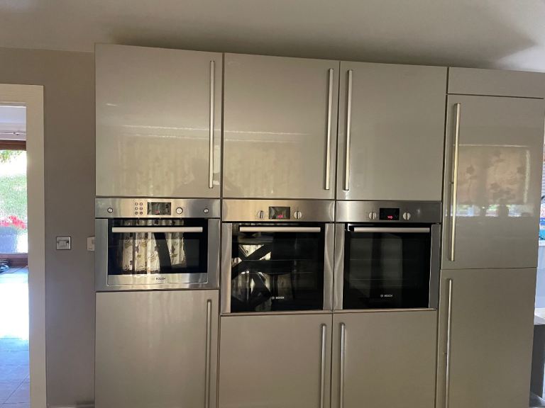 Integrated Bosch Stainless Steel Oven Stack Unit