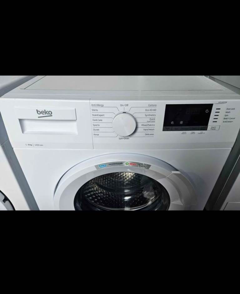 9kg Beko washing machine WARRANTY included- white 