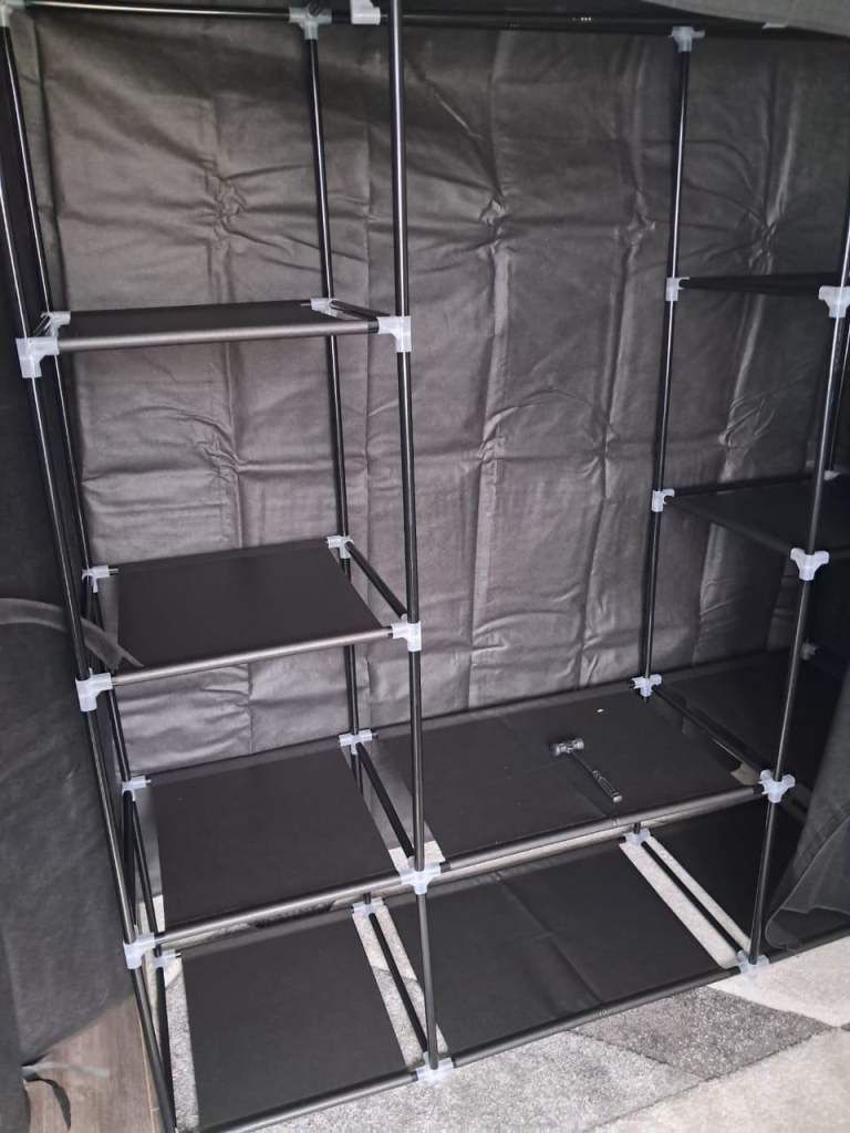 New Canvas Fabric Pop Up Wardrobe