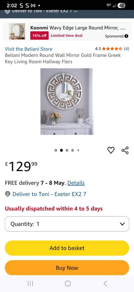 Art decor miror 