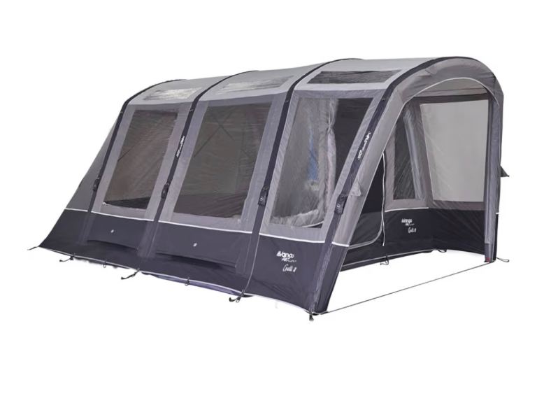 Vango Galli II Airbeam Low + hanging bedroom + carpet + groundsheet protector + pump