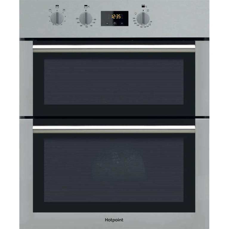 Hotpoint Class 4 Built-Under Electric Fan Double Oven - Stainless Steel - DU4541IX - Collection Only