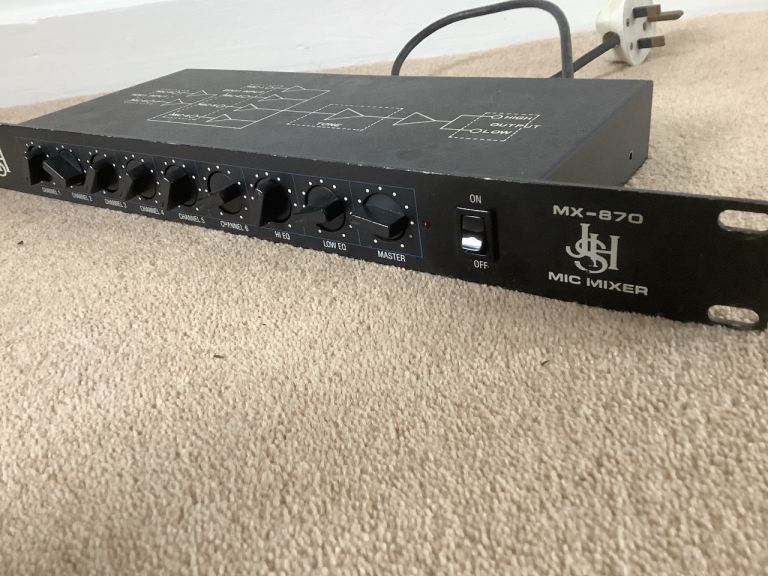 JHS MX-870 Mic Mixer 