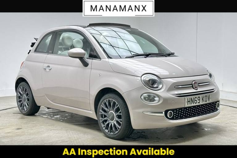 2019 Fiat 500 1.2 Star 2dr Dualogic CONVERTIBLE PETROL Automatic