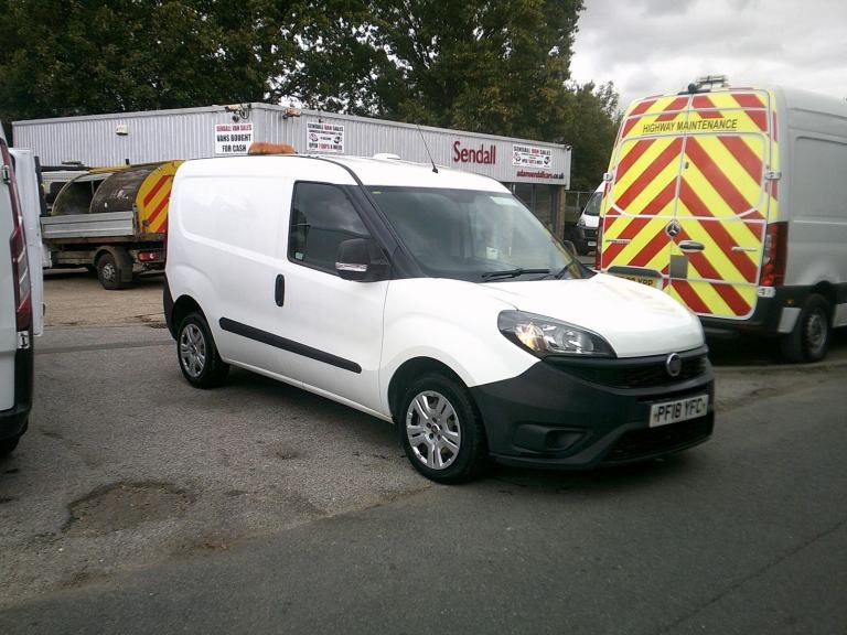 Fiat DOBLO 1.3,2018,18 REG,WHITE,ONLY 99k,LONG MOT,1 OWNER,VERY CLEAN VAN