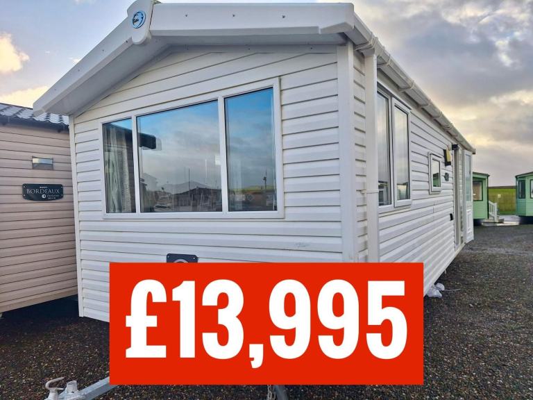 OFF SITE static caravan Scotland double glazed & heated Swift Soleil 28x10 2 bed