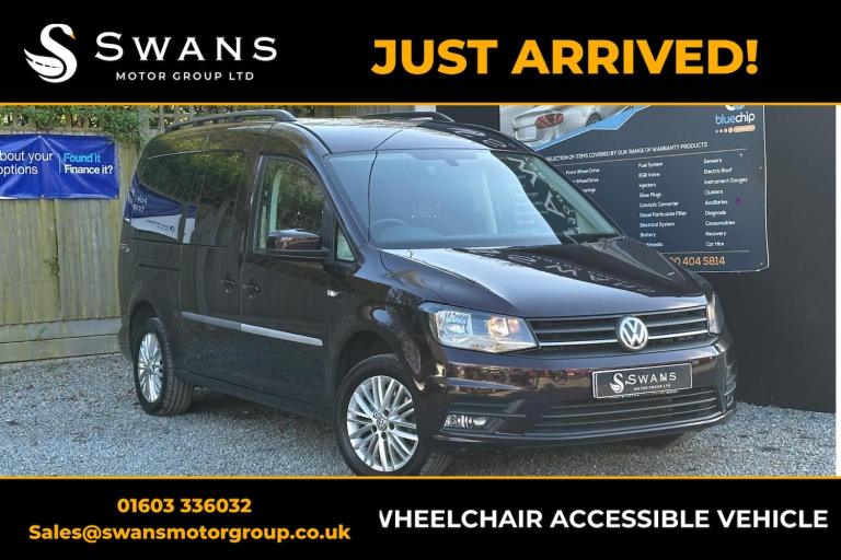VOLKSWAGEN CADDY MAXI LIFE 2.0 TDI BlueMotion Tech Purple Auto Diesel 2017