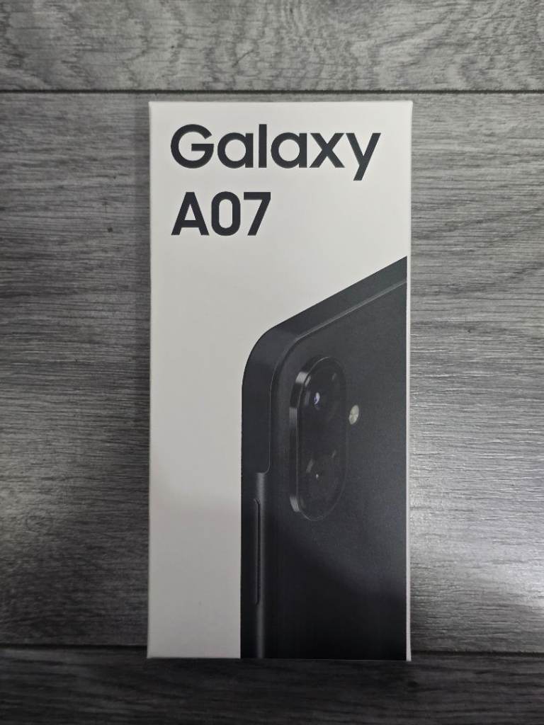 SAMSUNG GALAXY A07 64GB BLACK UNLOCKED BRAND NEW SEALED WITH RECEIPT