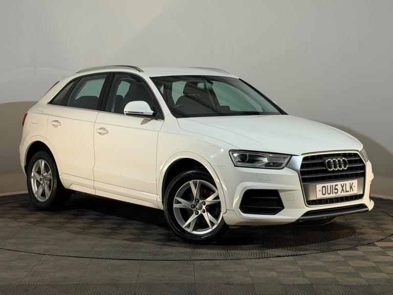 WHITE 2015 AUDI Q3 SE TDI 2.0 DIESEL SUV 1 PREVIOUS OWNERS SERVICE HISTORY