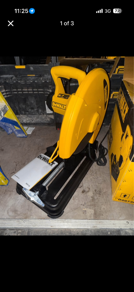 Dewalt 110v metal chopsaw