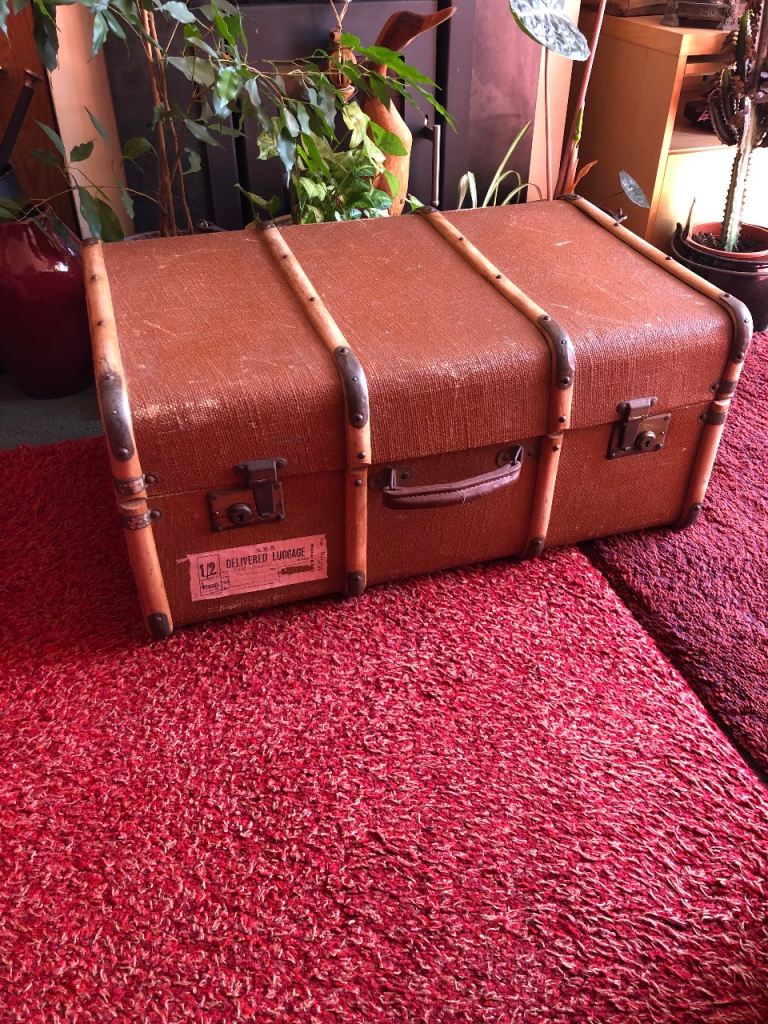 Vintage Steamer Travel Trunk 