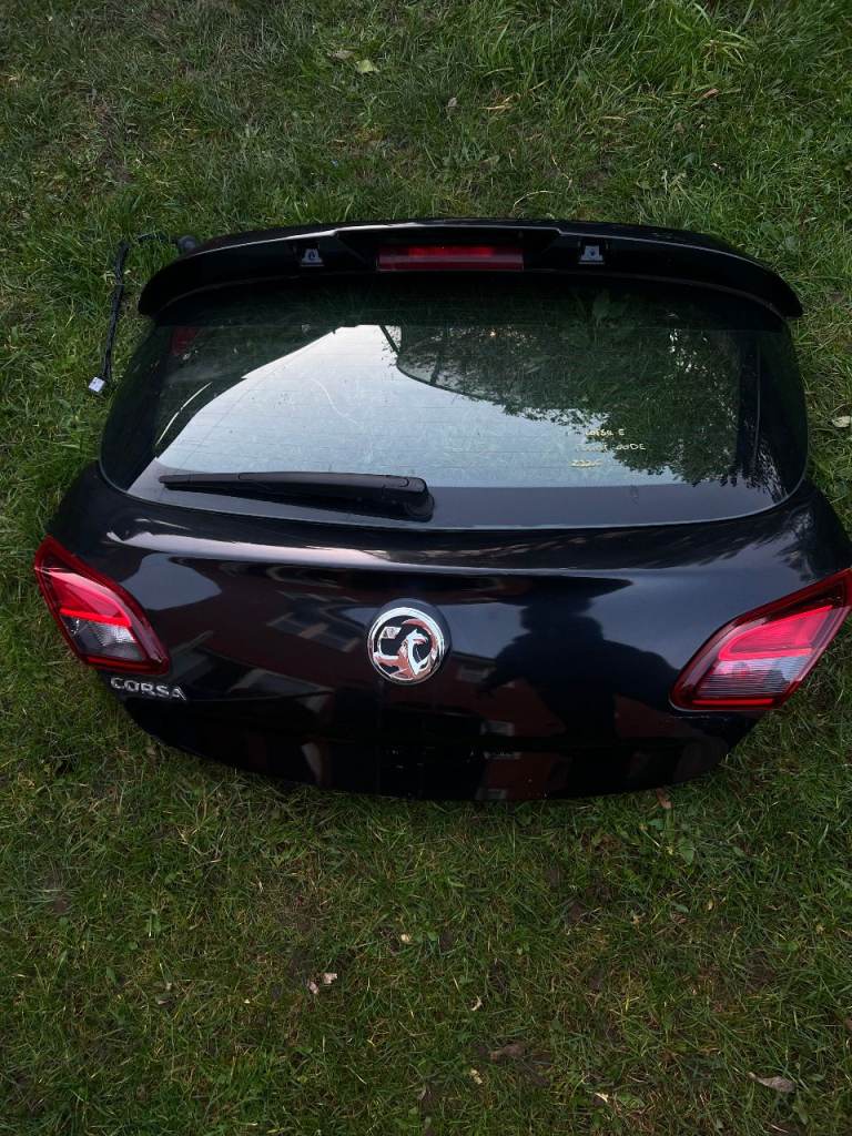 2015-2019 VAUXHALL CORSA 3 Door Hatchback Black Boot Lid Tailgate