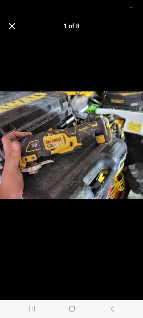 A dewalt 18v multi tool