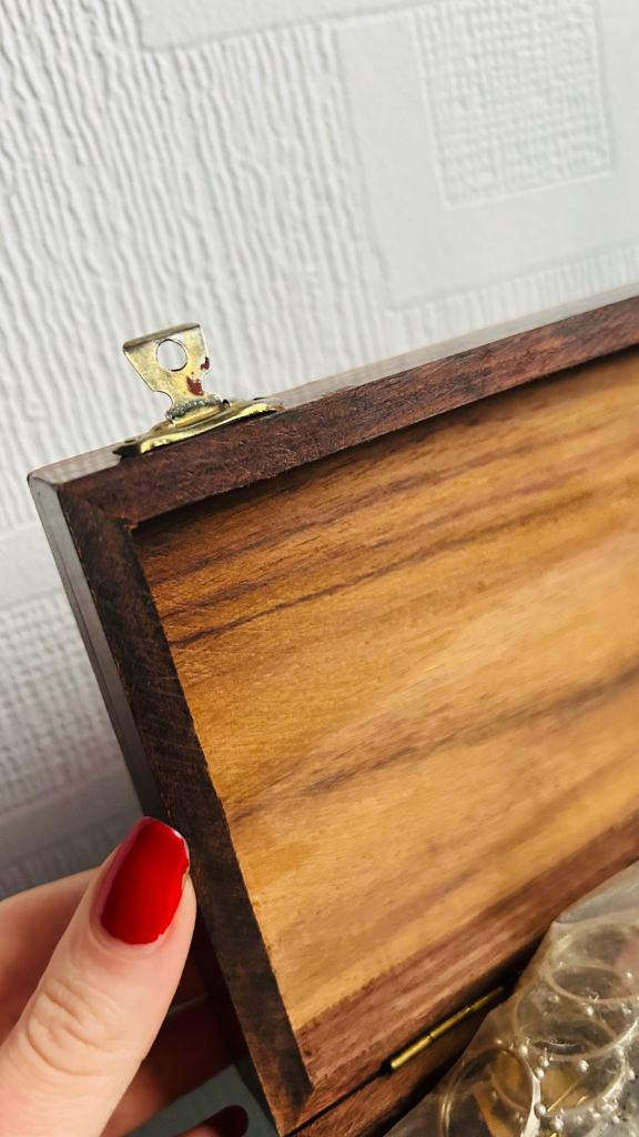 Small Vintage Chinese Carved Trinket Box