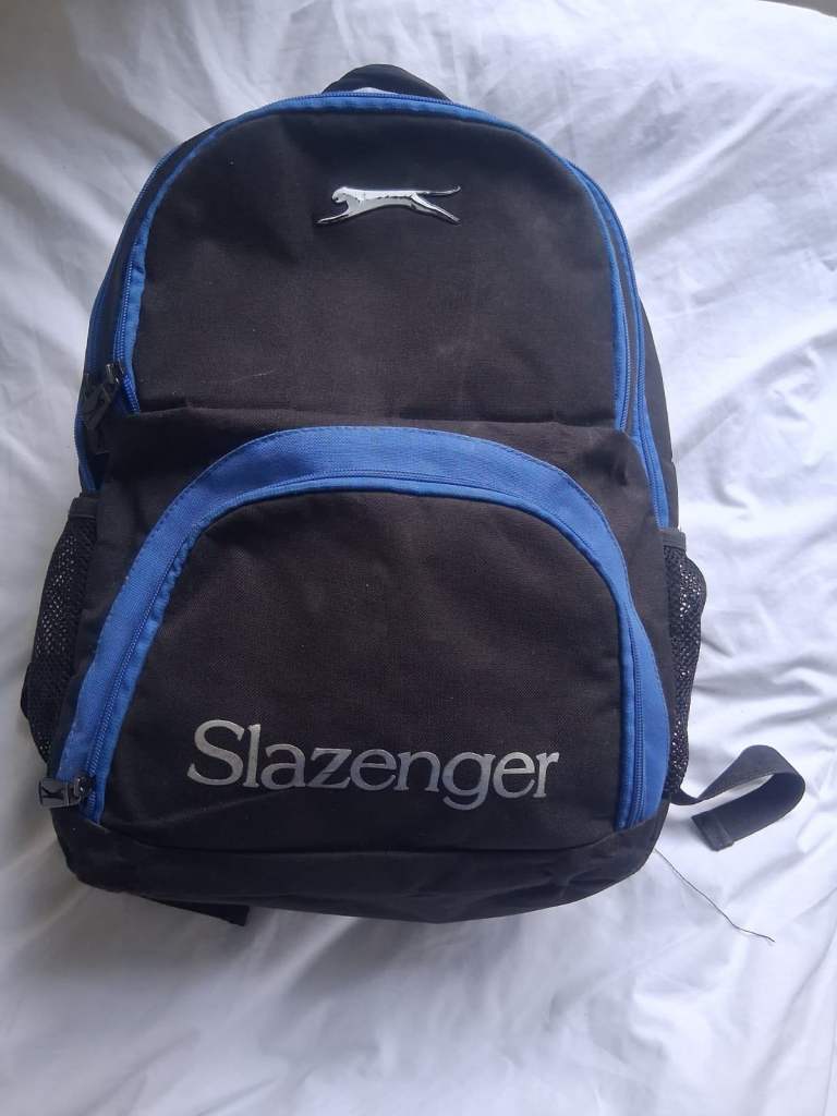 Slazenger Backpack- Black and Blue only £5