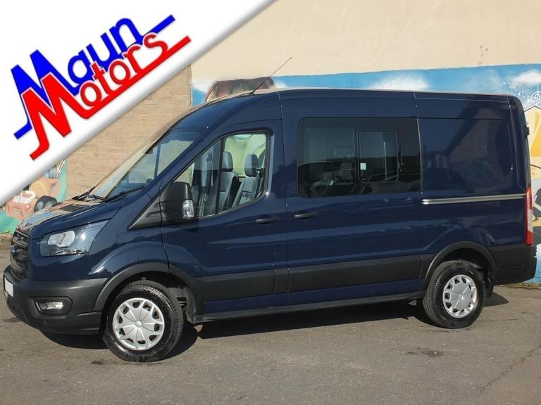2023 Ford Transit T350 EcoBlue 130PS 'Trend' Double Cab-In Van 6 Seat CREW VAN