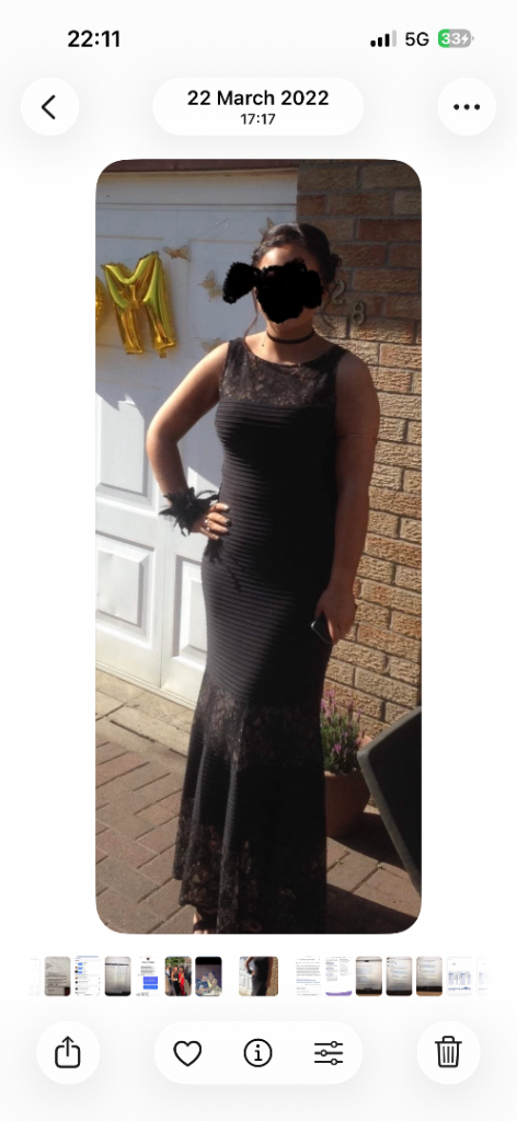 Prom dress size 12