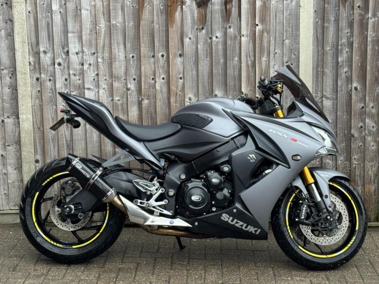 SUZUKI GSX S1000 AL6 2016 (16) GREY + GR MOTO EXHAUST