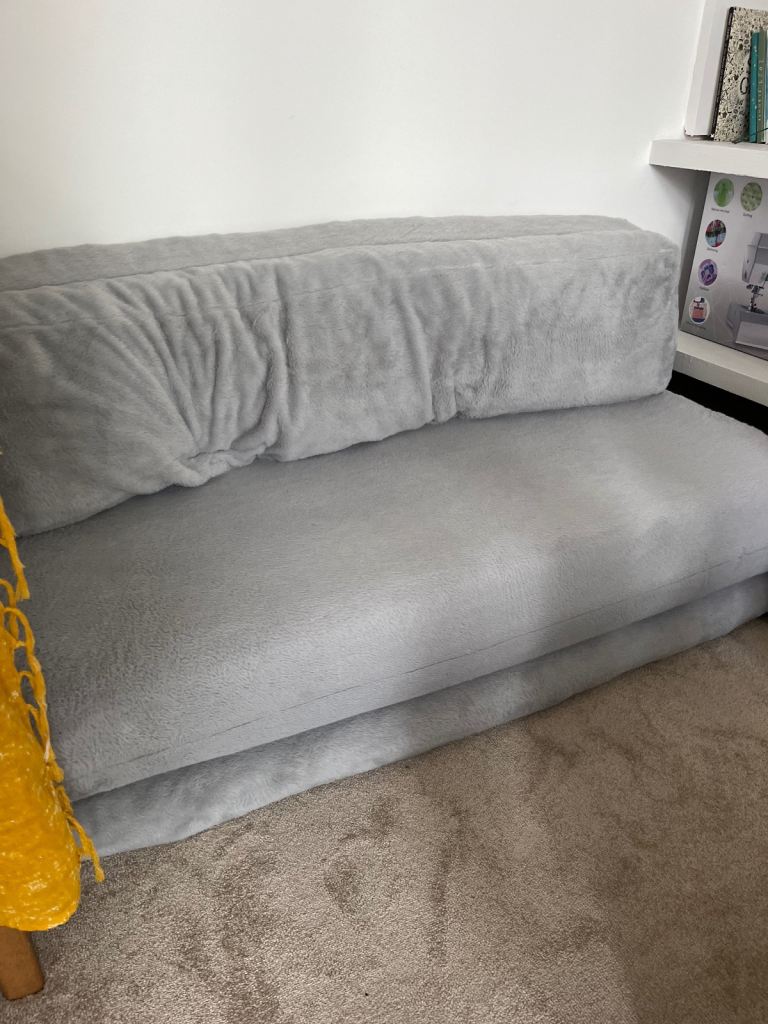 image for Never used adjustable sofa/memory foam mattress 
