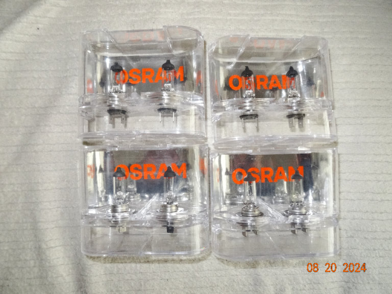 8 H1 Halogen bulbs