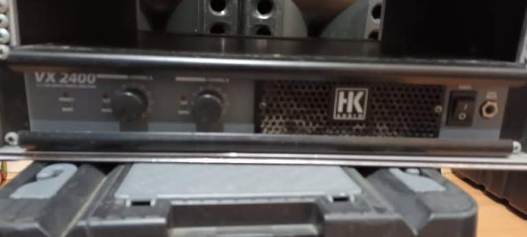 HK Aaudio vx 2400 PA Amplifier, 1200 watts each side.