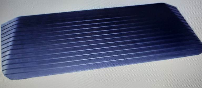 Wheelchair threshold ramps two sizes