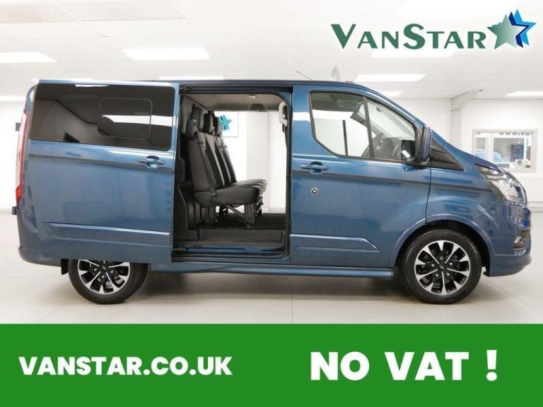 70 TRANSIT CUSTOM 320 2.0 EBL 185 BHP SWB SPORT AUTO CREWCAB 5 SEATER ( NO VAT )