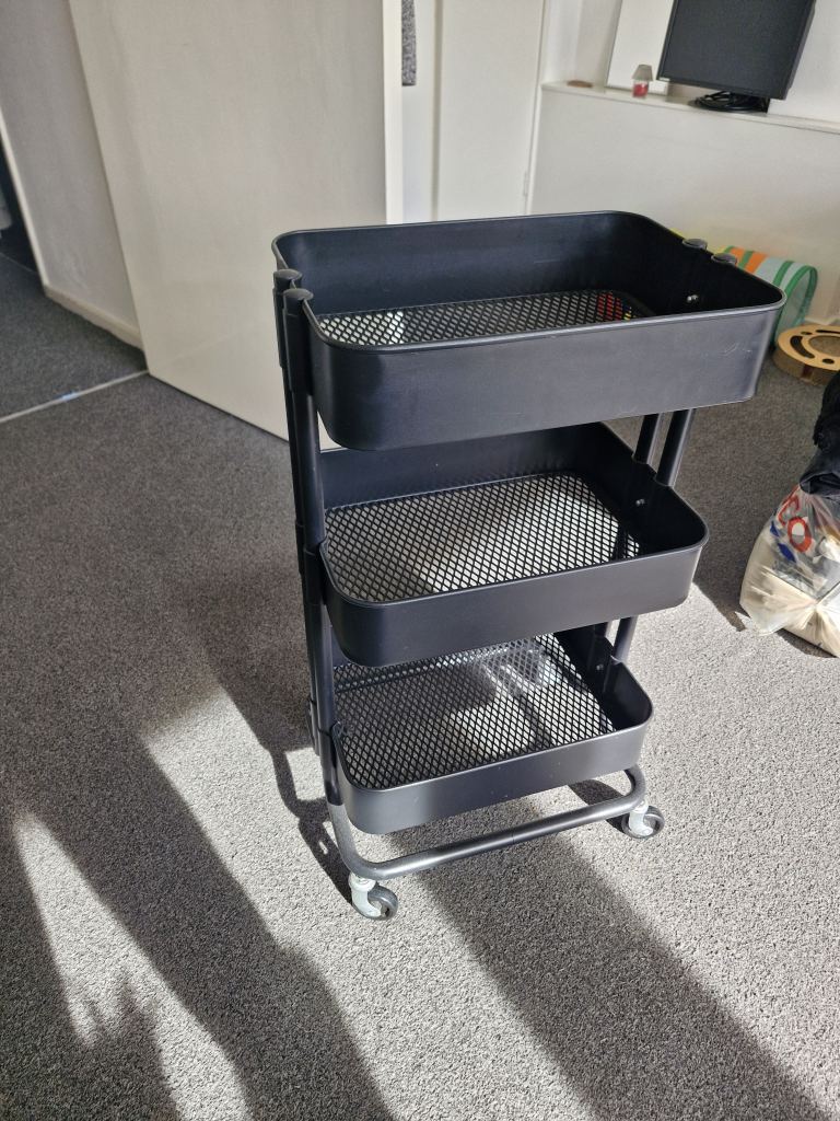 IKEA Raskog Trolley - Black