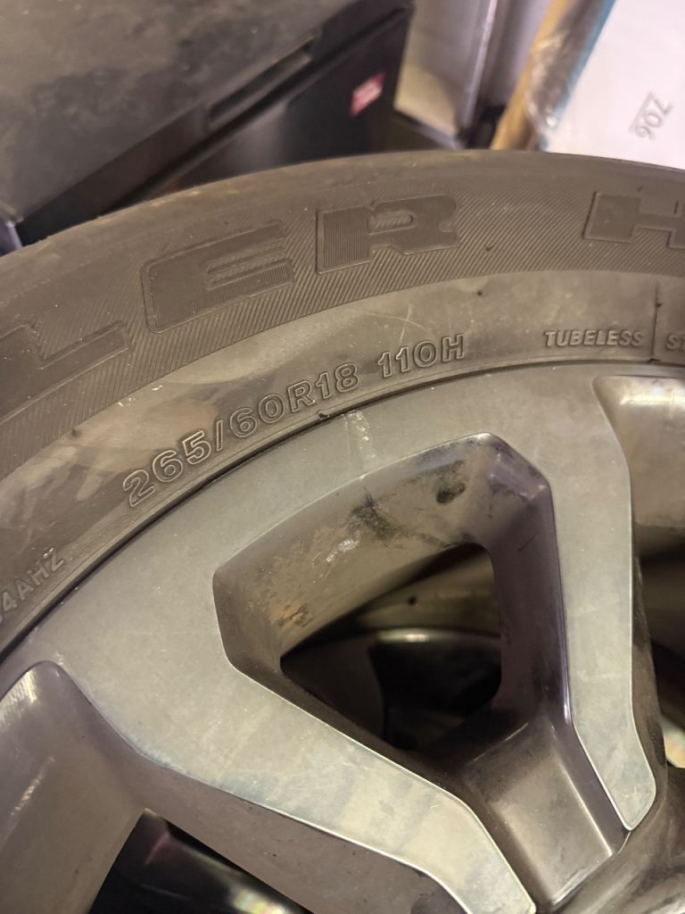 Toyota hilux invincible X 2021 alloys and tyres