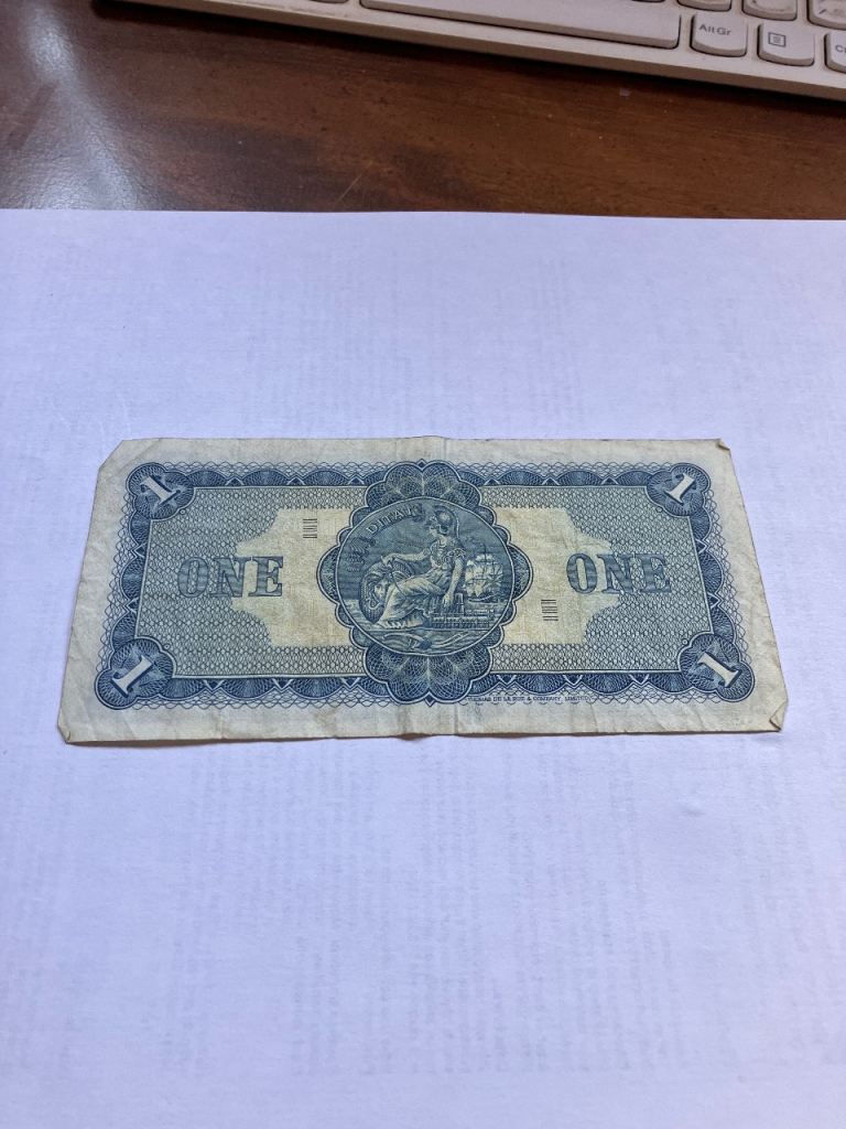 Vintage ONE Pound Bank Note - British Linen Bank