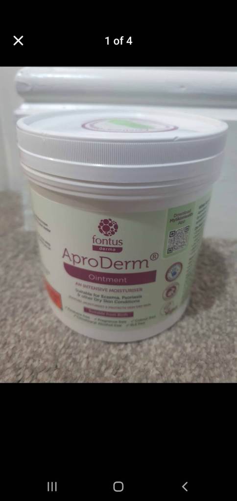 Fontus AproDerm Emollient Ointment 500g Tub – Brand New