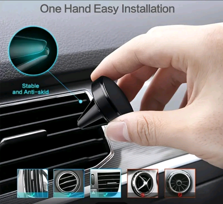 Car air vent magnet 