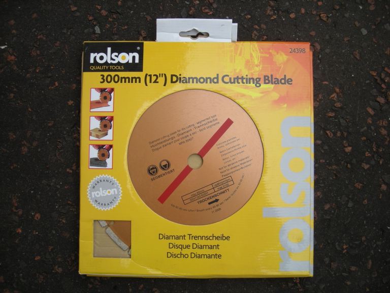 2 off 12 inch cutting disks