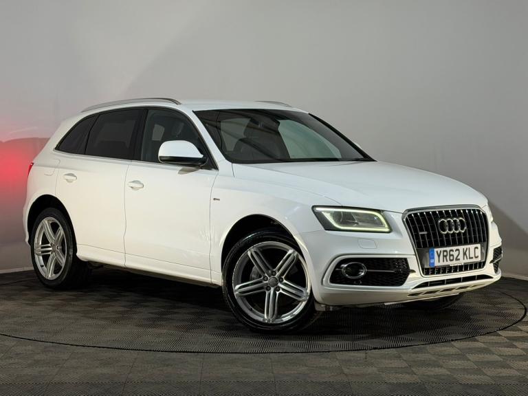 WHITE 2012 62 AUDI Q5 S LINE PLUS 3.0 DIESEL V6 TDI S-TRONIC AUTOMATIC QUATTRO 