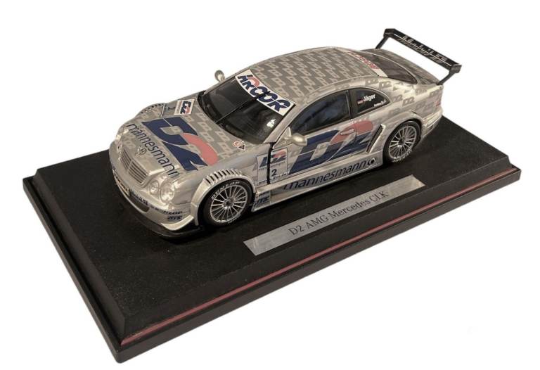 1/18th scale diecast model Mercedes clk d2