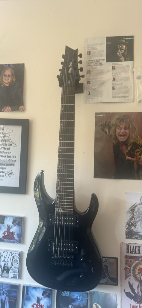 Harley Benton 8 string electric guitar