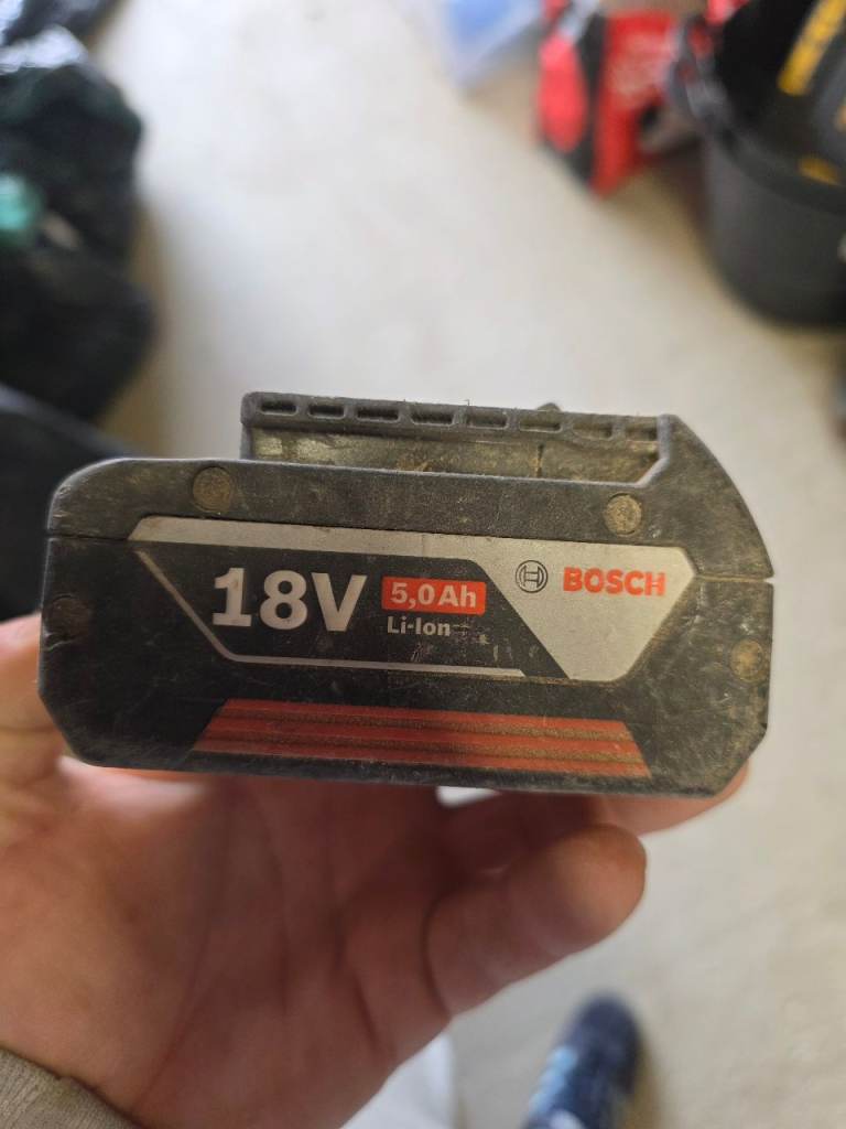 Bosch 18v 5ah battery 